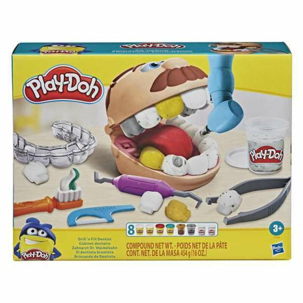 Modelling Clay Game Hasbro F1259 + 3 years Multicolour (8 Pieces) Modelling Clay Game Hasbro F1259 + 3 years Multicolour (8 Pieces)