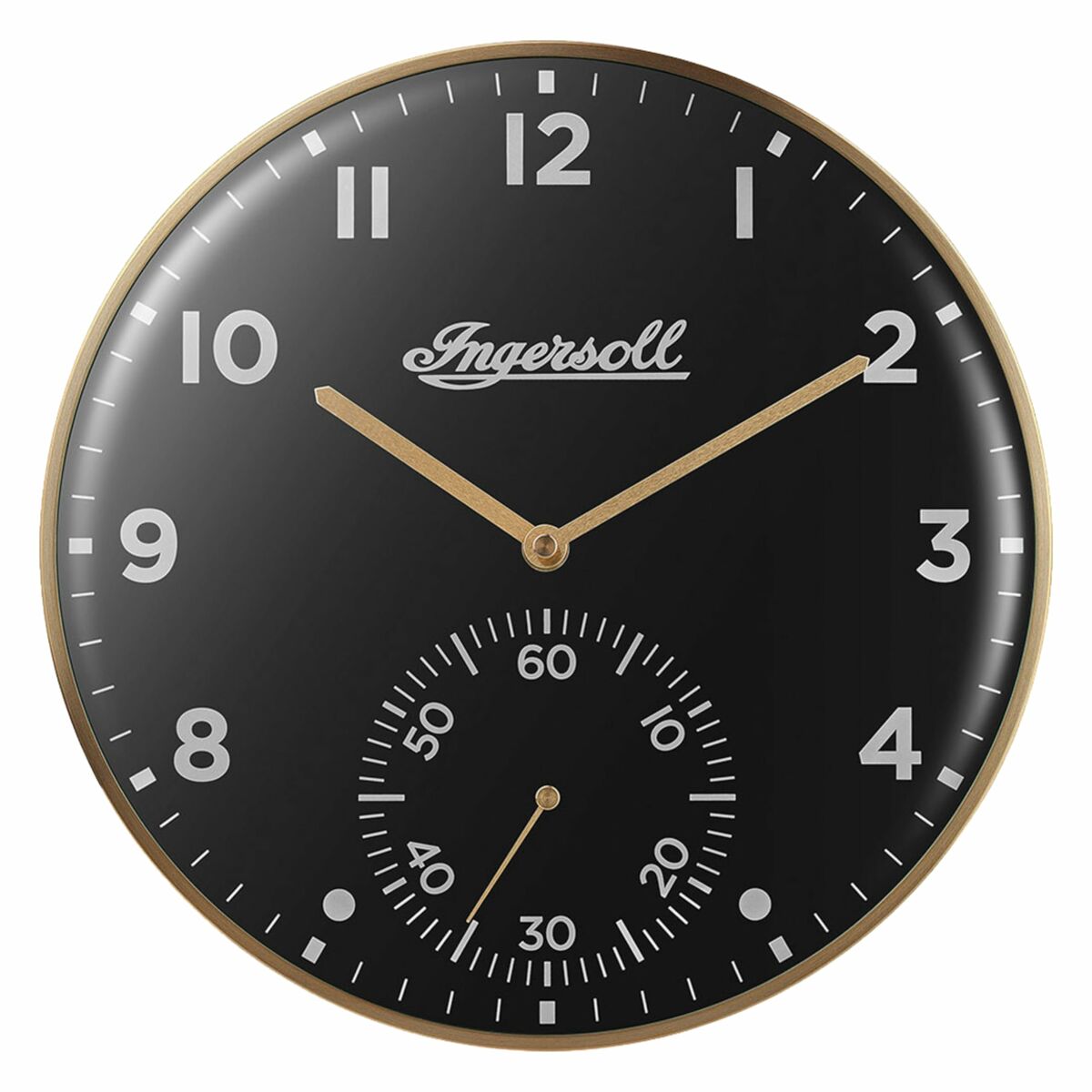 Wall Clock Ingersoll 1892 IC003GB Golden Black Wall Clock Ingersoll 1892 IC003GB Golden Black