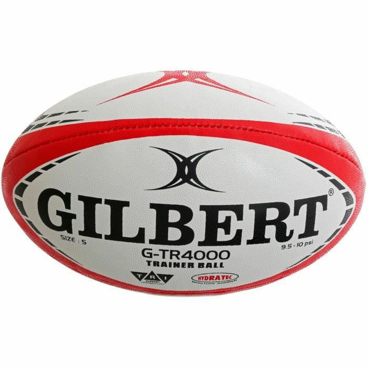 Rugby Ball Gilbert G-TR4000 5 White Red Rugby Ball Gilbert G-TR4000 5 White Red