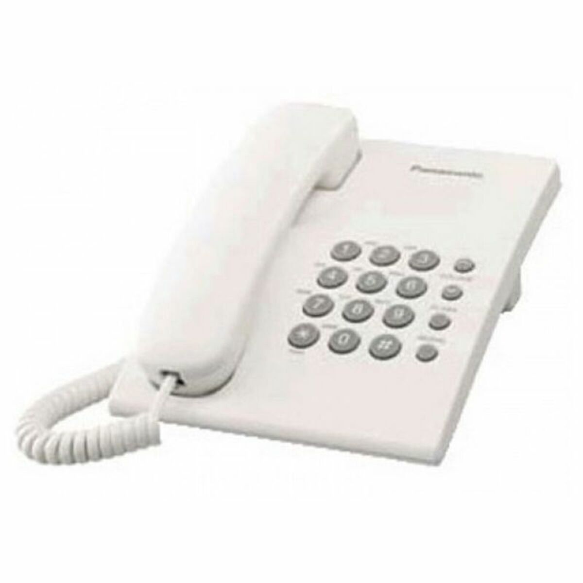 Landline Telephone Panasonic KXTS500EXW White Landline Telephone Panasonic KXTS500EXW White
