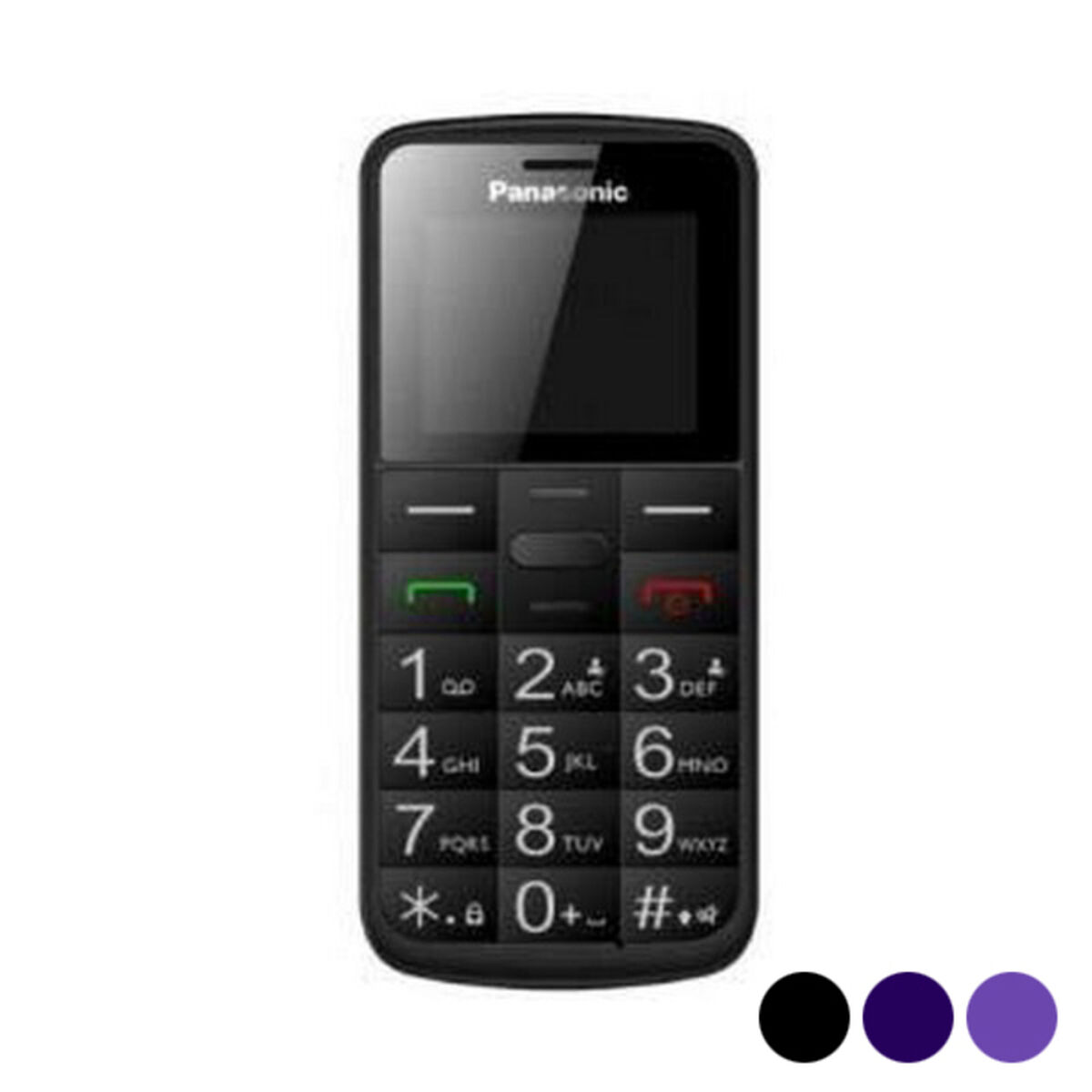 Mobile telephone for older adults Panasonic KX-TU110EX 1,77″ TFT Bluetooth LED