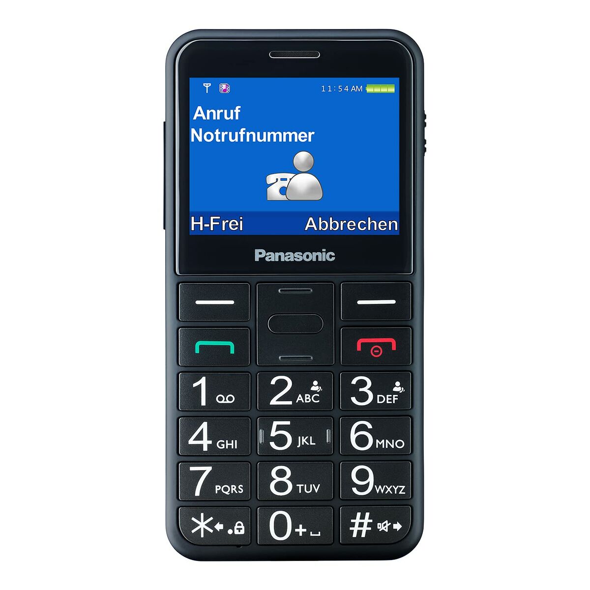 Mobile phone Panasonic KX-TU155EXBN 2.4″ Black