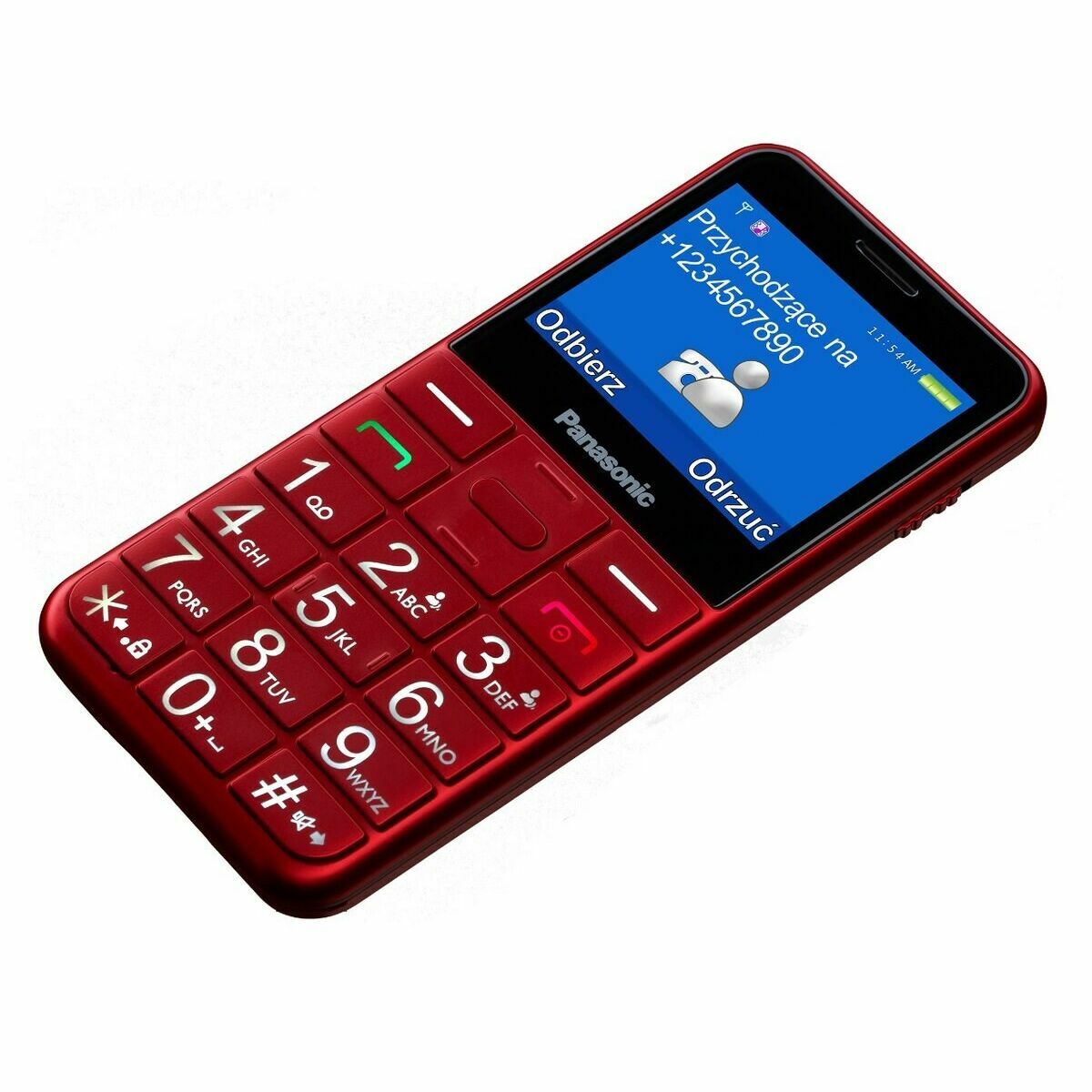 Mobile telephone for older adults Panasonic KX-TU155EXRN 2.4″