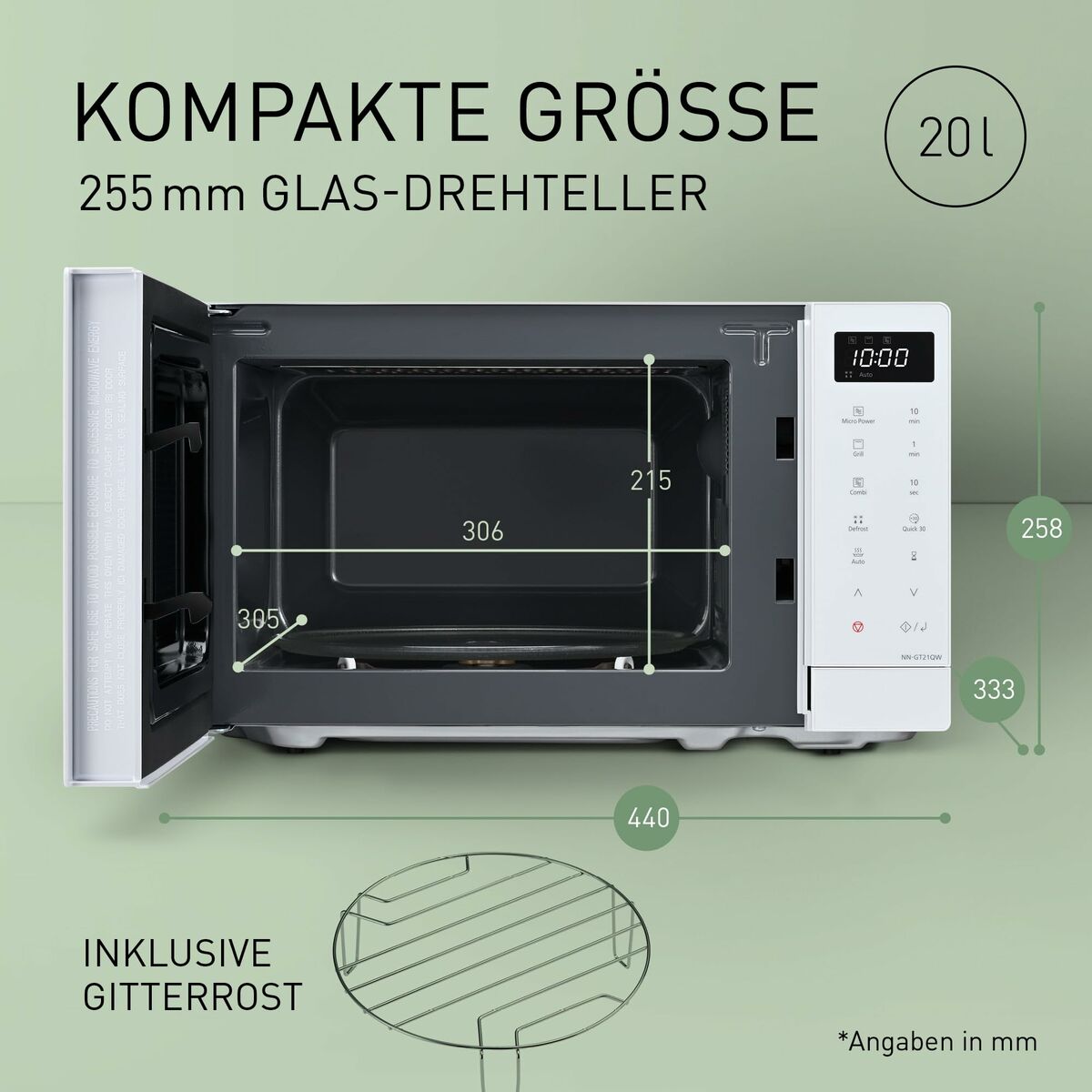 Microwave with Grill Panasonic