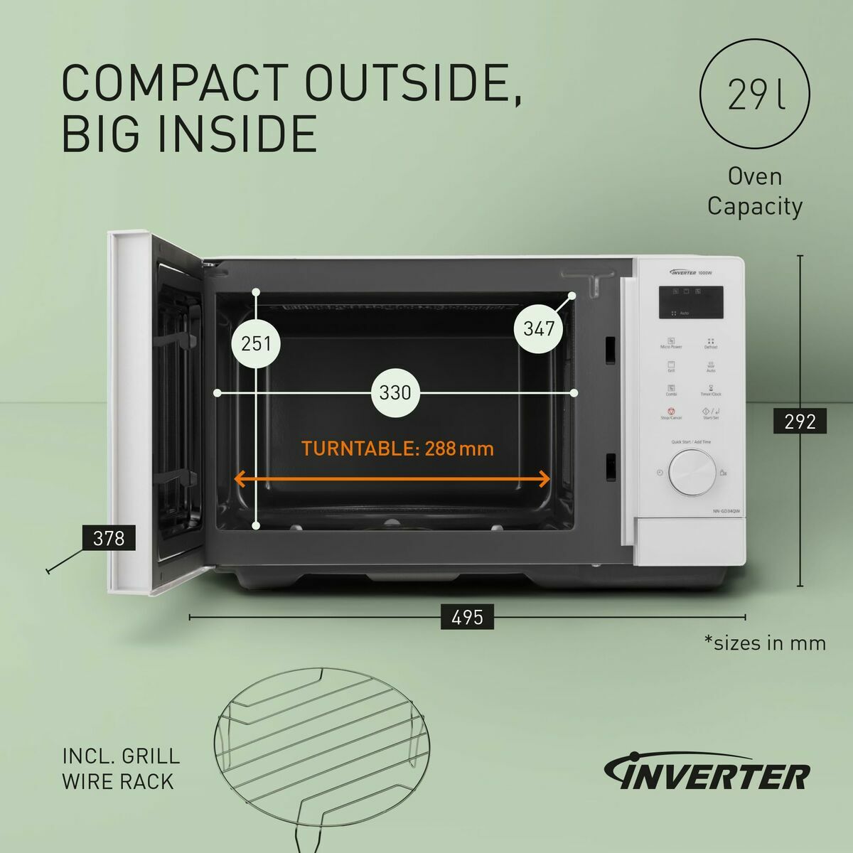 Microwave with Grill Panasonic