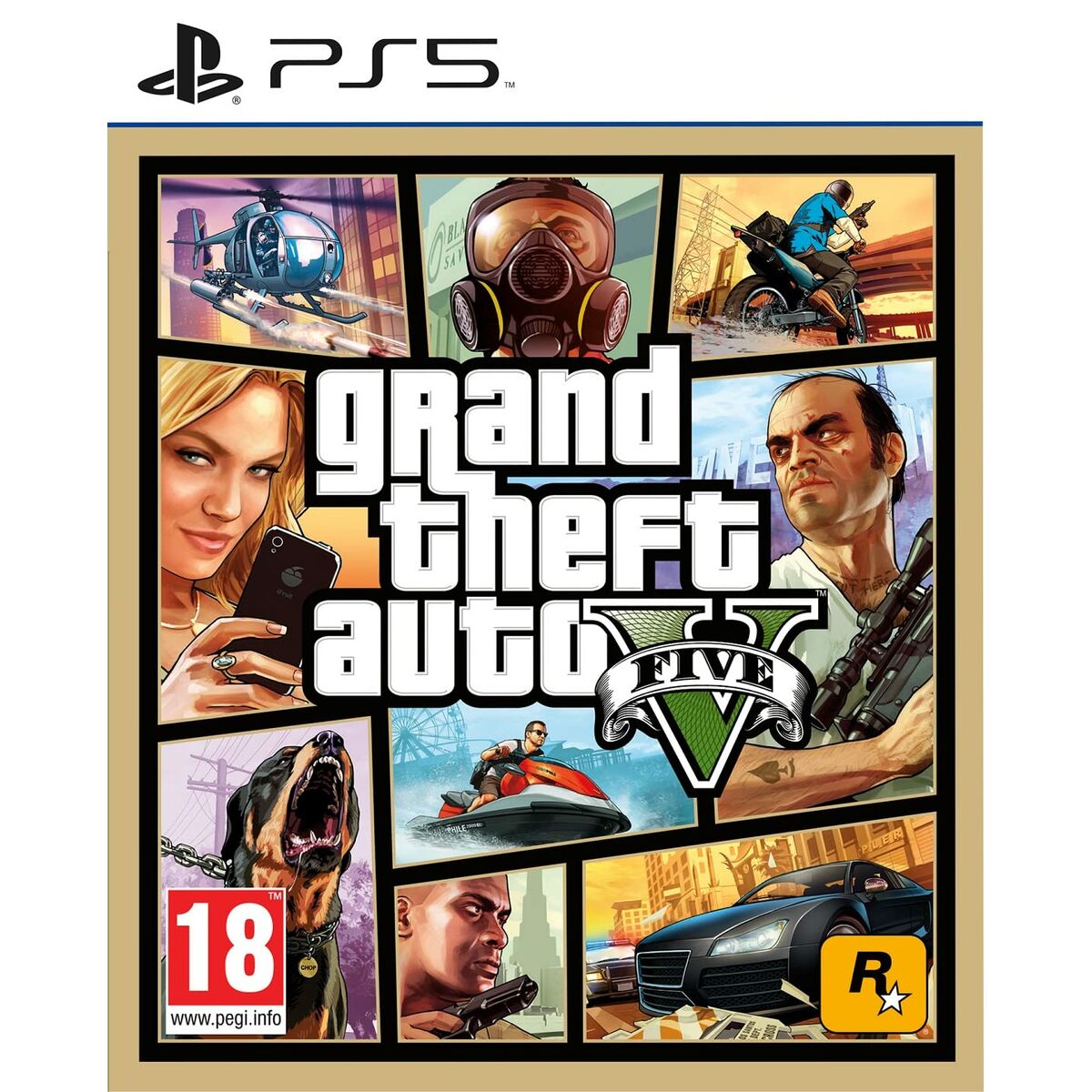PlayStation 5 Video Game Sony GTA V PS5 PlayStation 5 Video Game Sony GTA V PS5