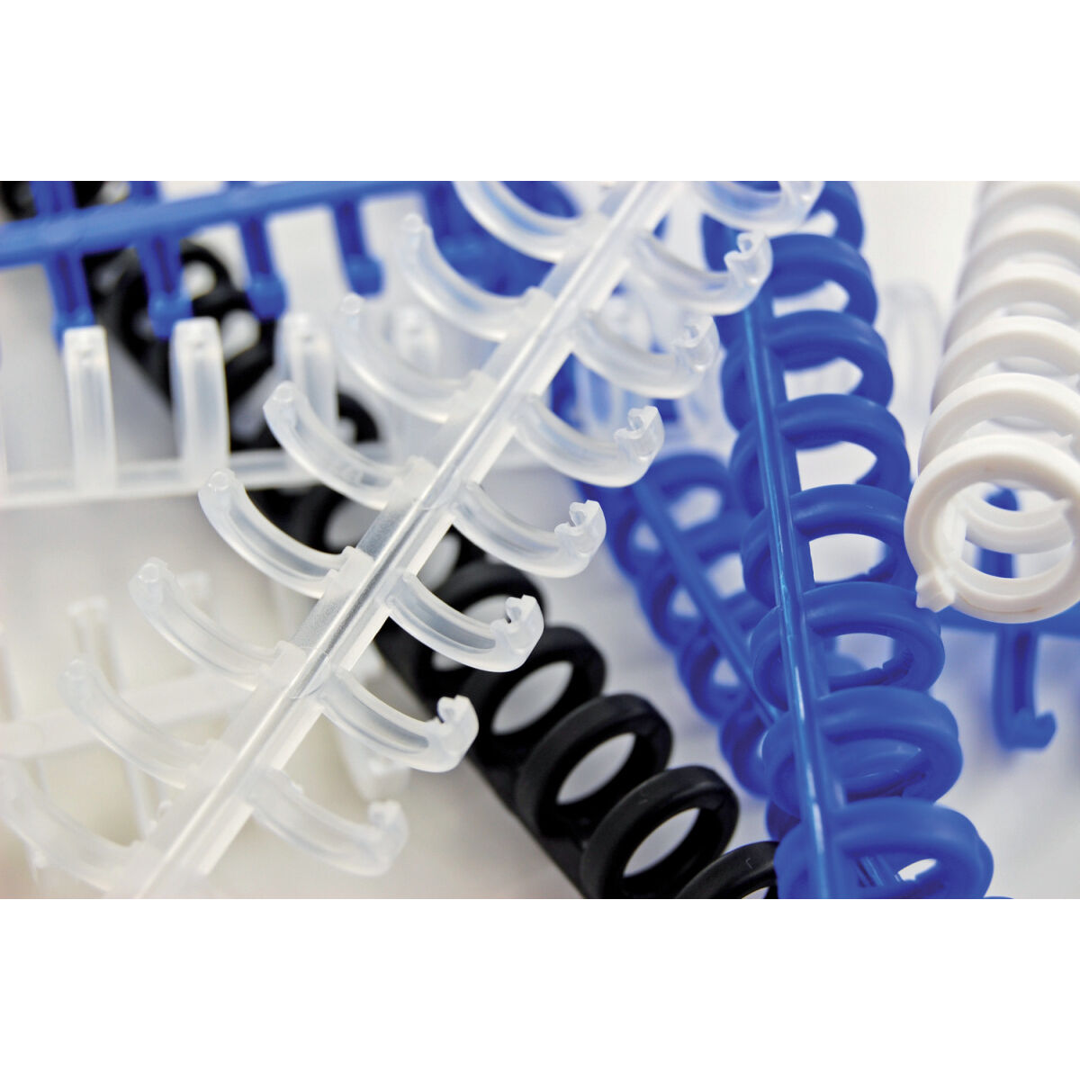 Binding comb GBC ClickBind White Transparent 12 mm (50 Units)