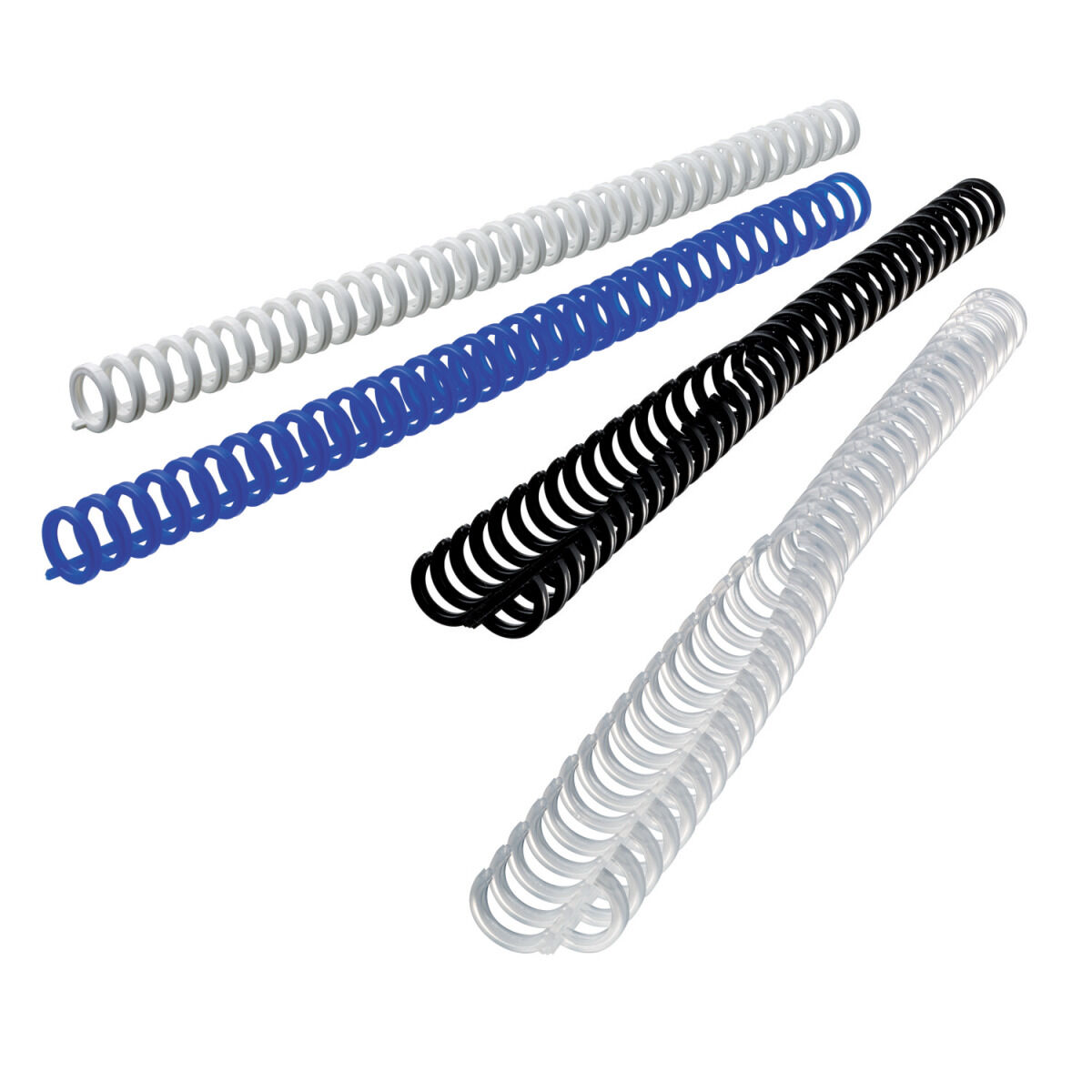 Binding comb GBC ClickBind White Transparent 12 mm (50 Units)