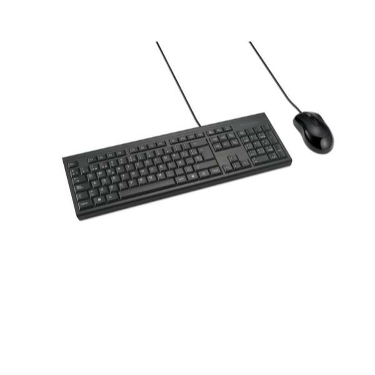 Keyboard and Mouse Kensington K75452ES Black Spanish Qwerty