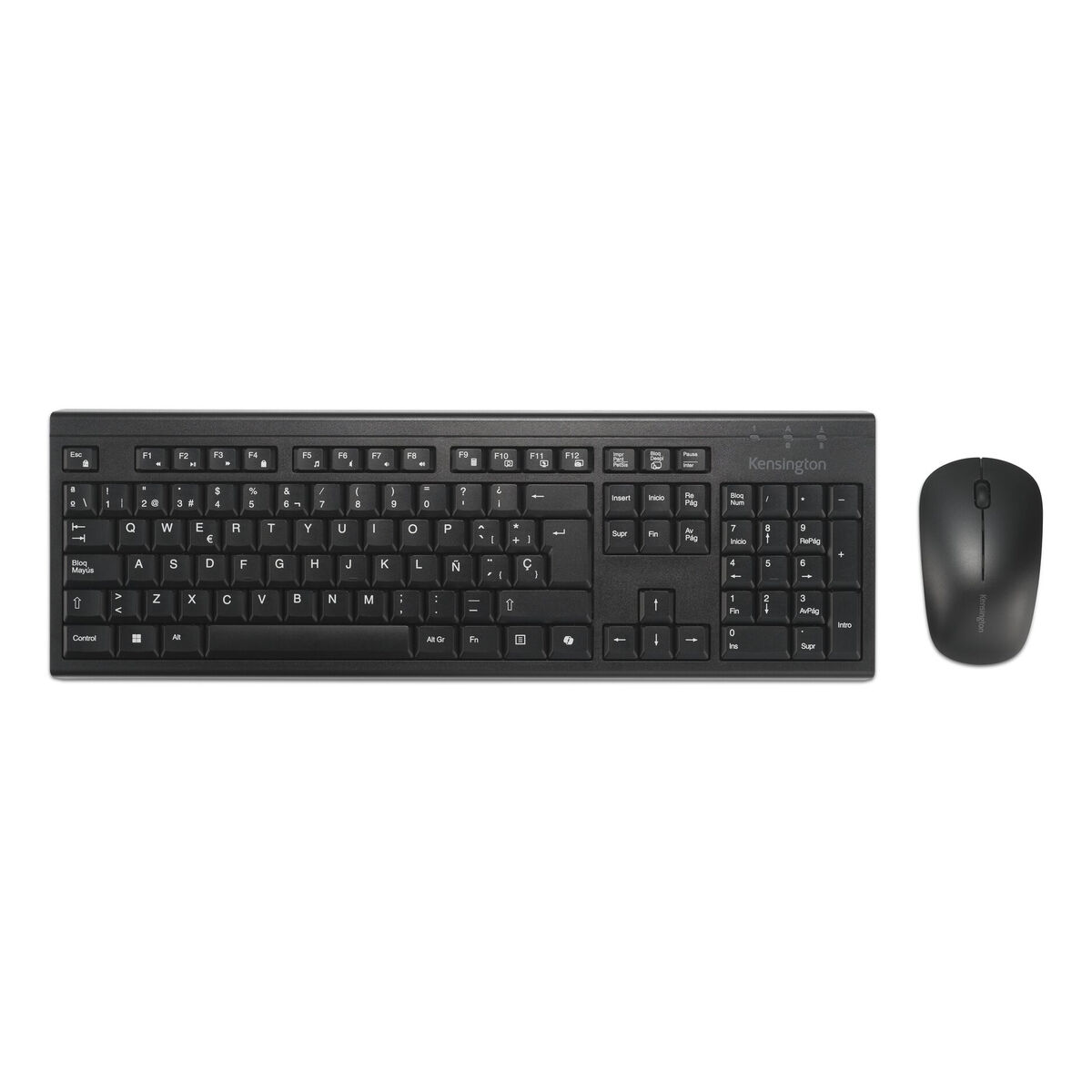 Keyboard and Mouse Kensington K75560ES Black Spanish Qwerty