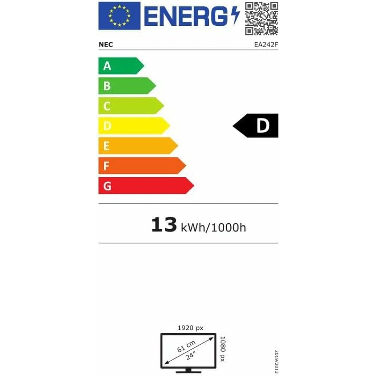 Monitor NEC 60005032 Full HD 23,8″ 60 Hz