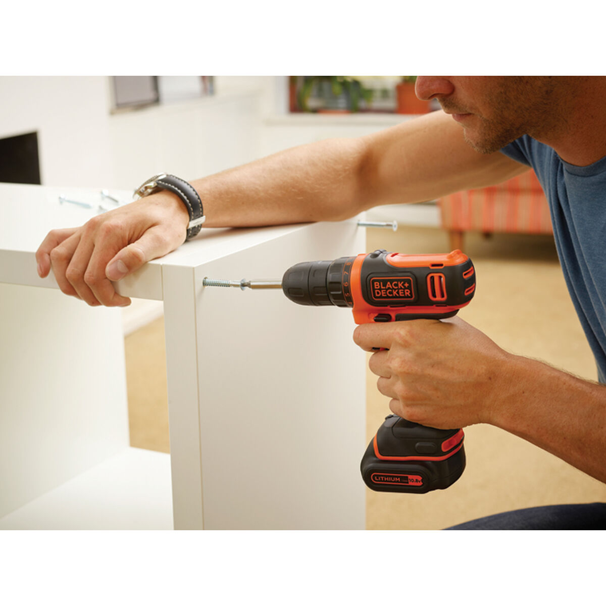Electric screwdriver Black & Decker BDCDD12KB-QW