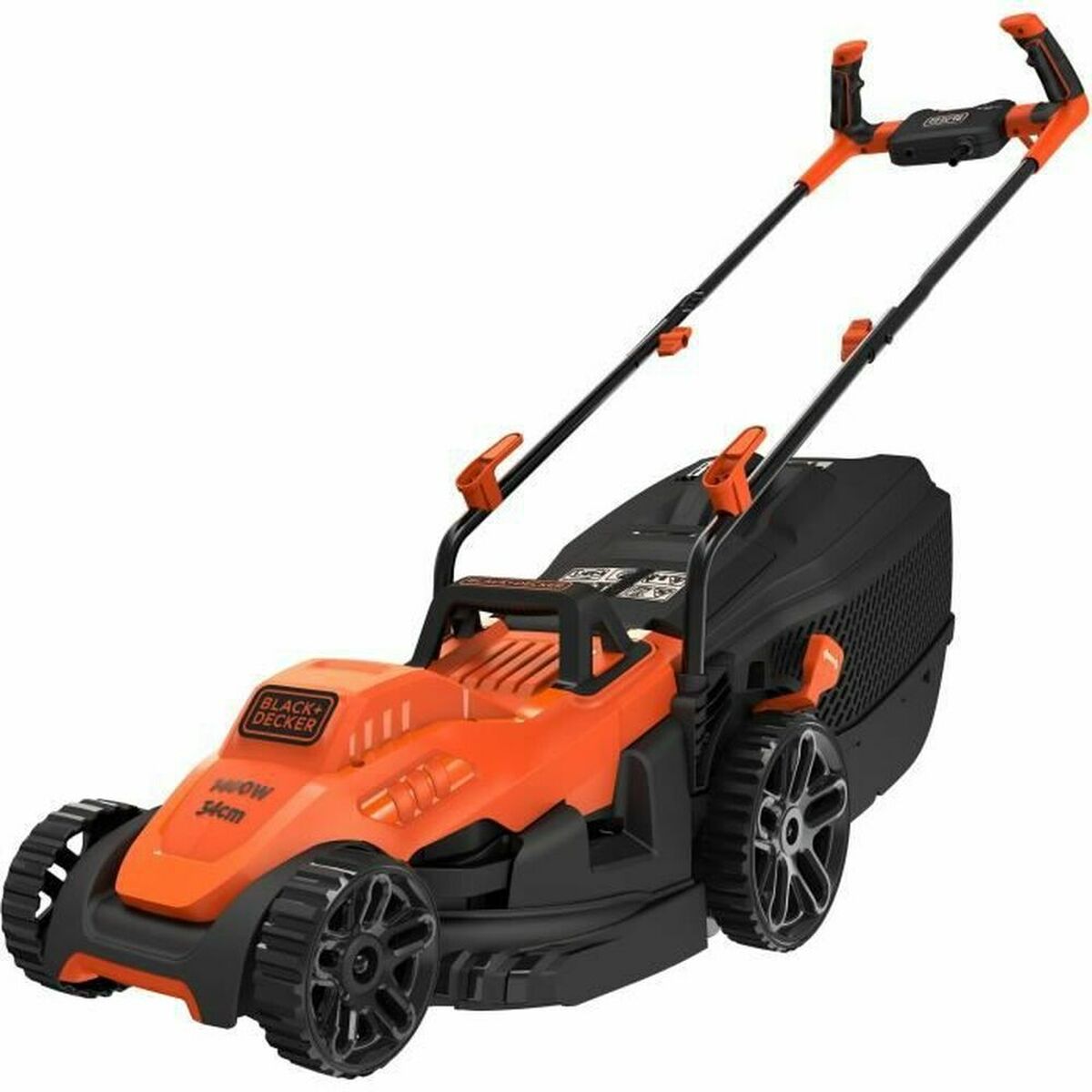 Lawn mower Black & Decker BEMW461BH-QS 1400 W 34 cm 230 V Lawn mower Black & Decker BEMW461BH-QS 1400 W 34 cm 230 V