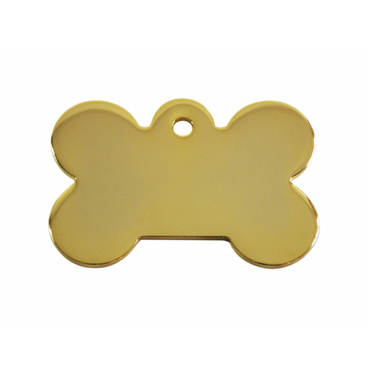 Identification plate for collar Imarc Bone Yellow Golden Identification plate for collar Imarc Bone Yellow Golden