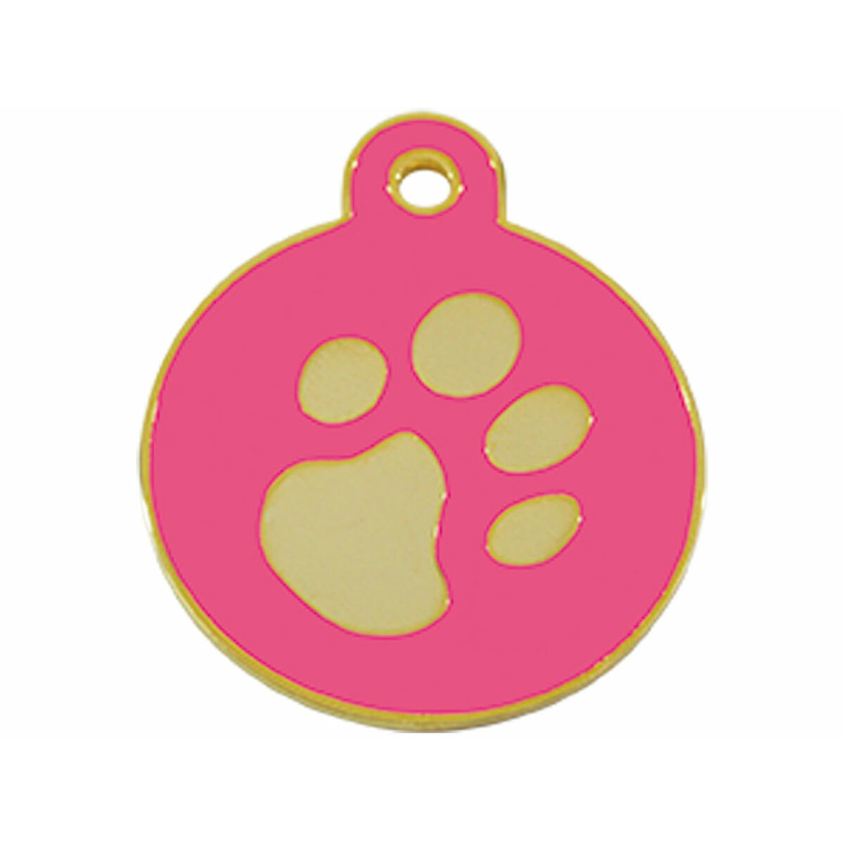 Identification plate Imarc Circle Pink Golden Identification plate Imarc Circle Pink Golden