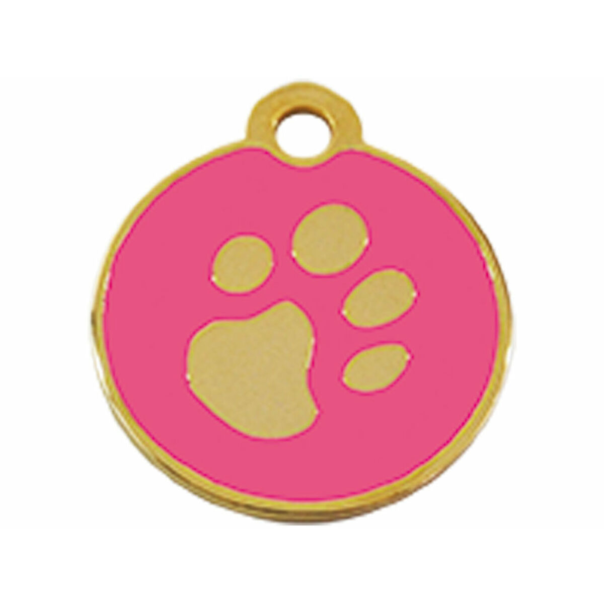 Identification plate Imarc Circle Pink Golden Identification plate Imarc Circle Pink Golden