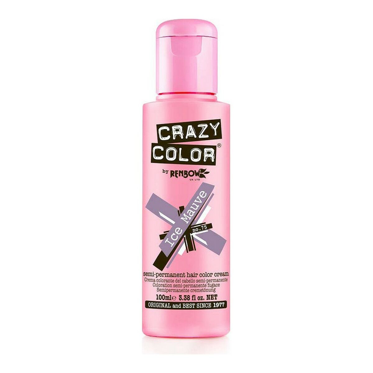 Semi-Permanent Tint Mauve Ice Crazy Color Nº 75 (100 ml) Semi-Permanent Tint Mauve Ice Crazy Color Nº 75 (100 ml)