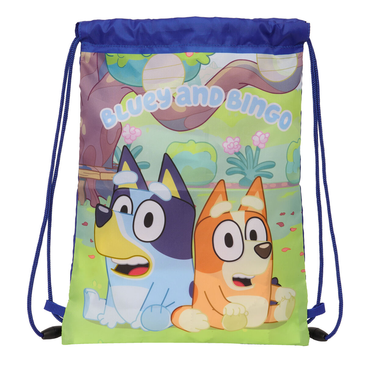 Backpack with Strings Bluey Navy Blue 26 x 34 x 1 cm Backpack with Strings Bluey Navy Blue 26 x 34 x 1 cm