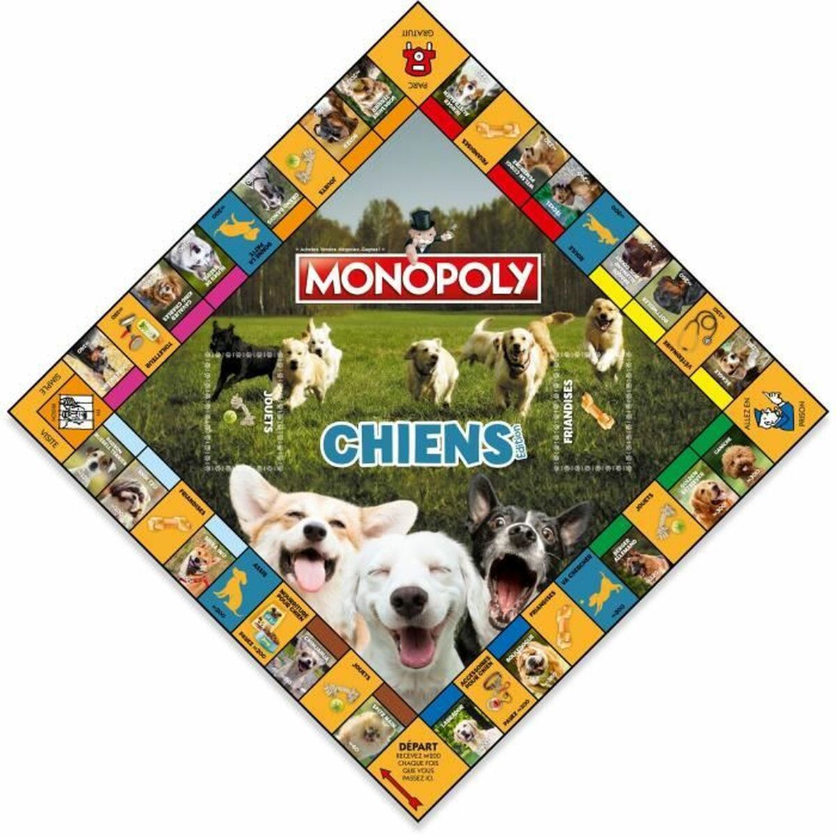 Board game Winning Moves Monopoly Chiens Board game Winning Moves Monopoly Chiens