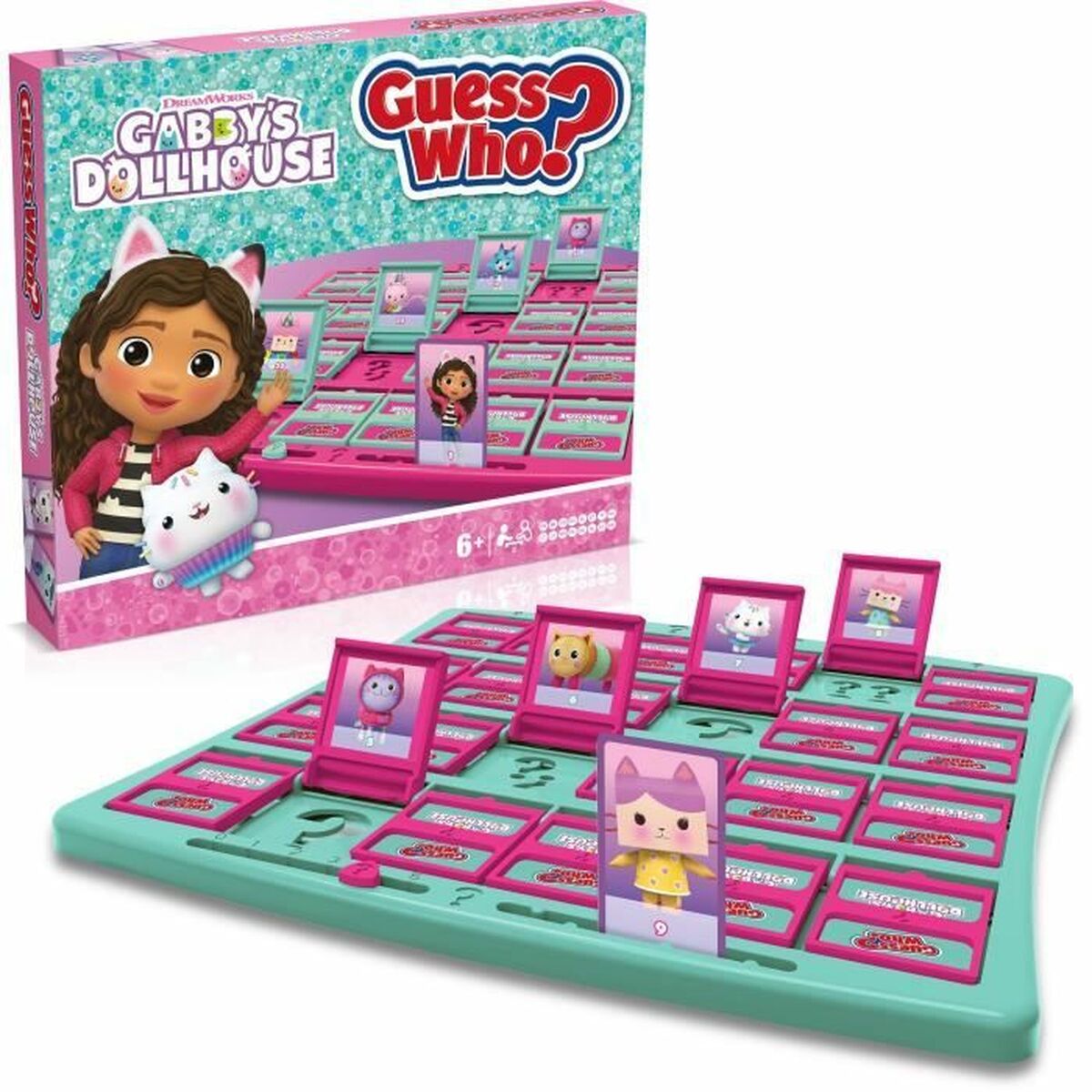 Board game Winning Moves Who is it? Gabby and the Magic House – Gabby’s Dollhouse Version