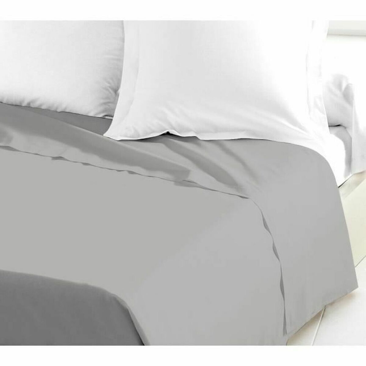 Top sheet Lovely Home Grey Light grey 240 x 300 cm Top sheet Lovely Home Grey Light grey 240 x 300 cm