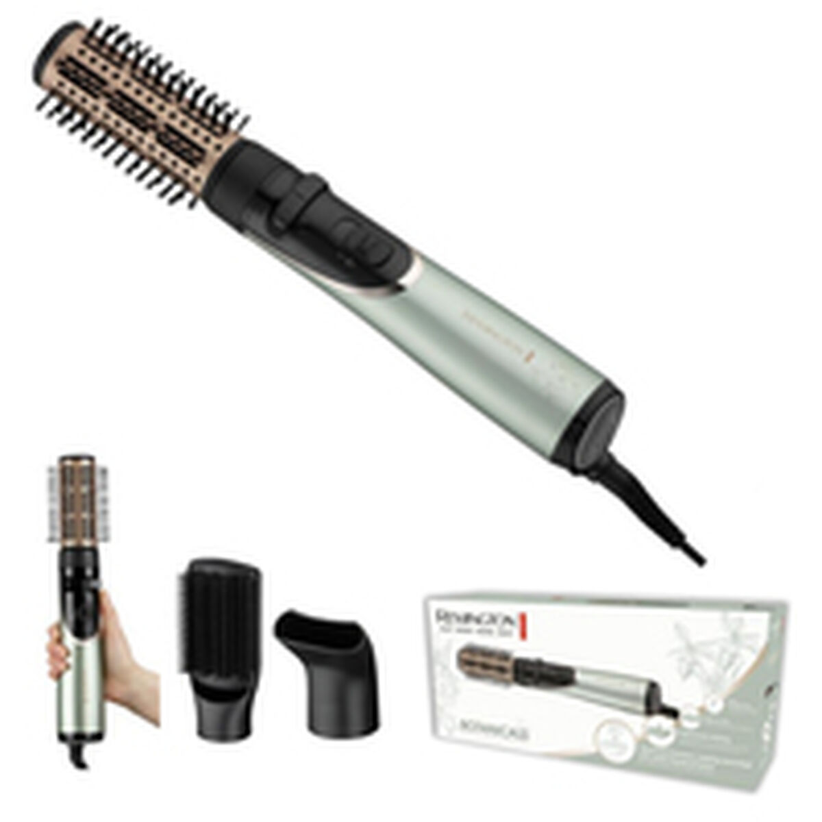 3-in-1 Drying, Styling and Curling Hairbrush Remington AS5860 800 W 3-in-1 Drying, Styling and Curling Hairbrush Remington AS5860 800 W