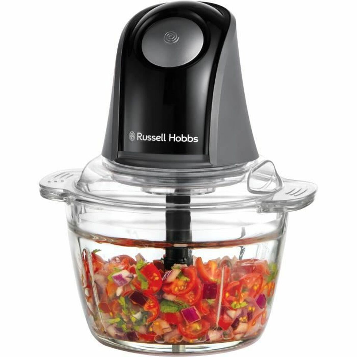 Mincer Russell Hobbs Chopper Black Plastic 200 W 1 L Mincer Russell Hobbs Chopper Black Plastic 200 W 1 L