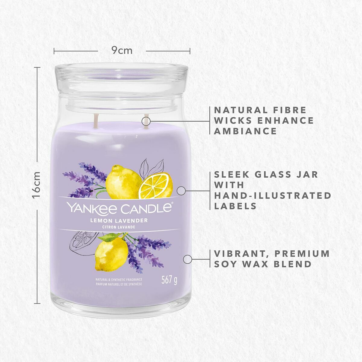 Scented Candle Yankee Candle 1629970E Purple