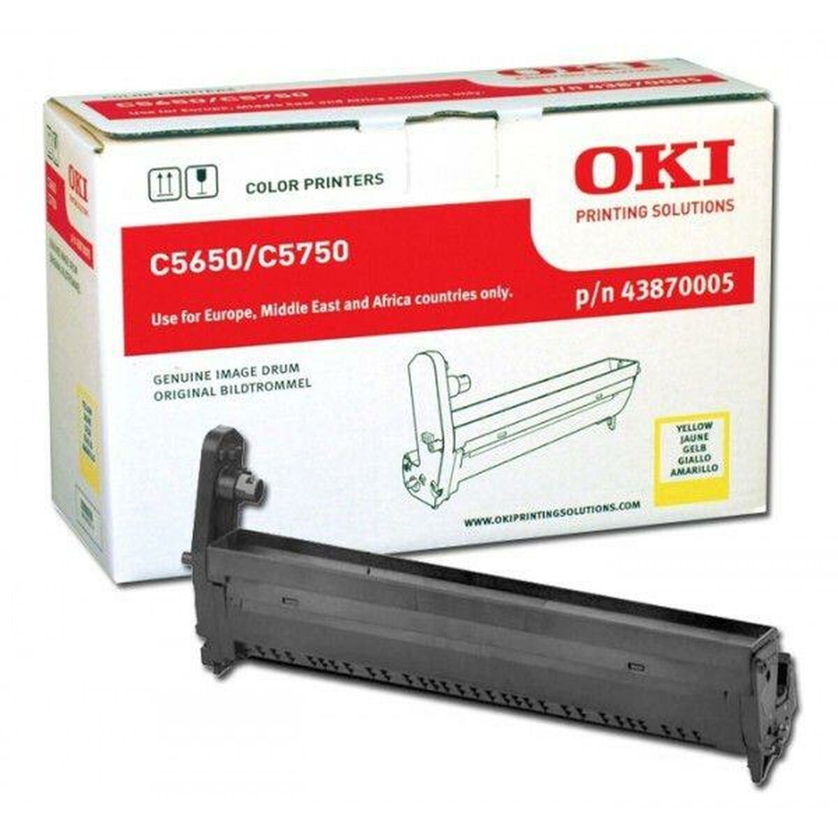 Printer drum OKI 43870005 Yellow Printer drum OKI 43870005 Yellow