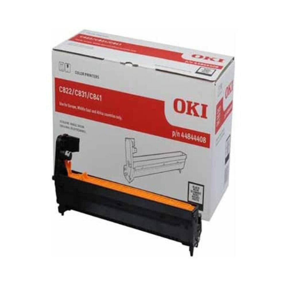 Printer drum OKI 44844408 Black (1 Unit) Printer drum OKI 44844408 Black (1 Unit)