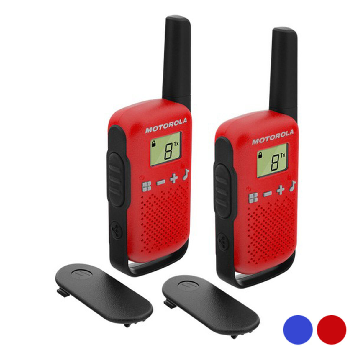 Walkie-Talkie Motorola T42 Dual 1,3″ LCD 4 km (2 pcs) Walkie-Talkie Motorola T42 Dual 1,3″ LCD 4 km (2 pcs)