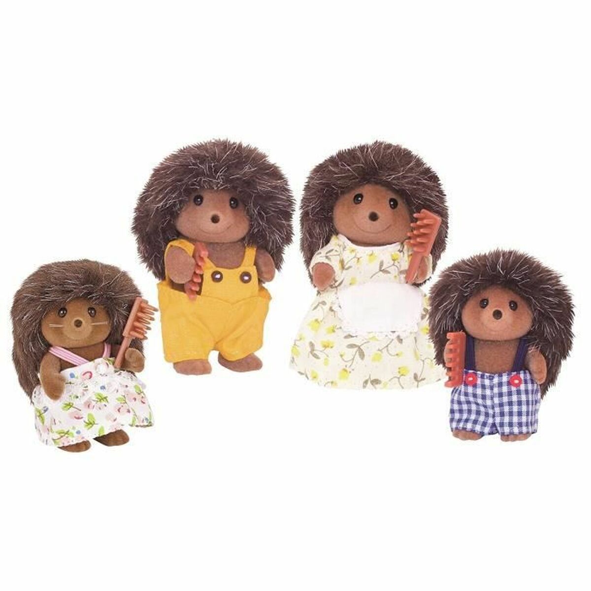 Set of Dolls Sylvanian Families 4018 Family Herisson 4 Pieces Set of Dolls Sylvanian Families 4018 Family Herisson 4 Pieces