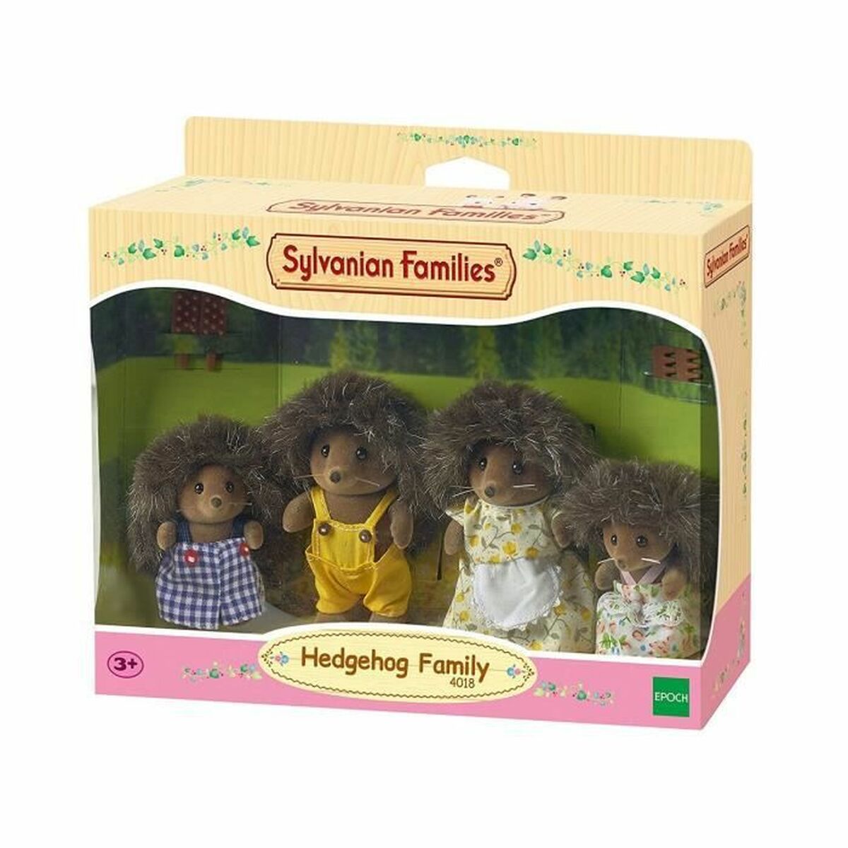 Set of Dolls   Sylvanian Families 4018 Family Herisson 4 Pieces