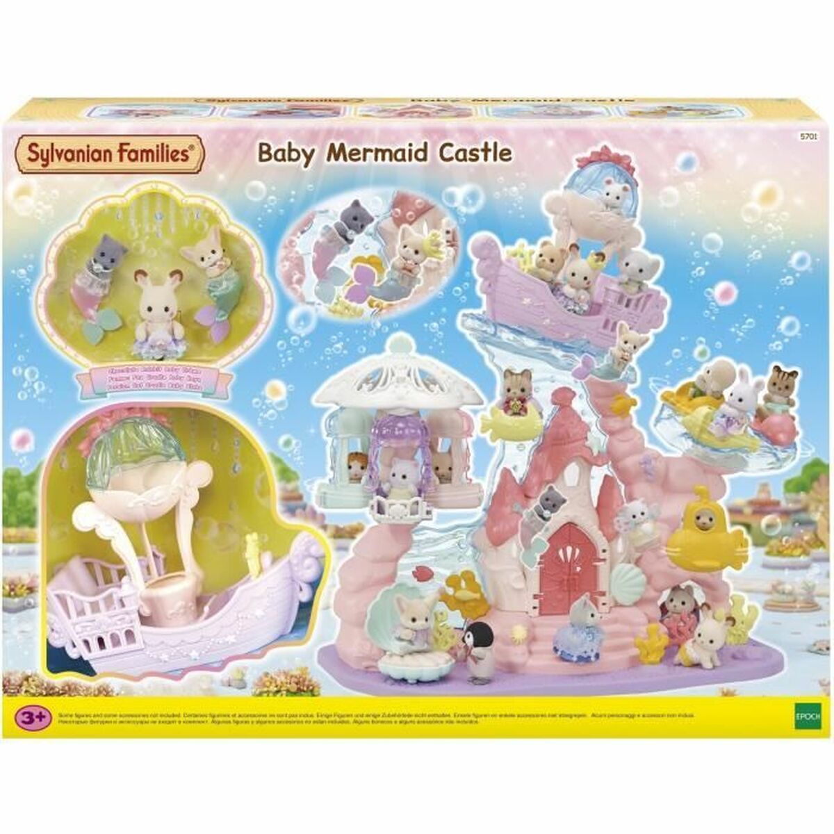 Toy set Sylvanian Families Babie Mermaid Castle Plastic Toy set Sylvanian Families Babie Mermaid Castle Plastic