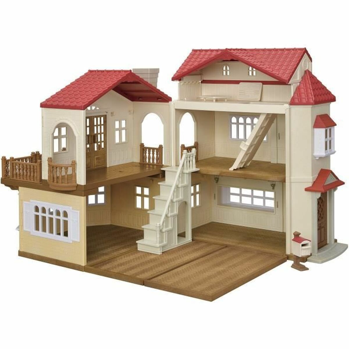 Playset Sylvanian Families Red Roof Country Home Doll’s House Rabbit