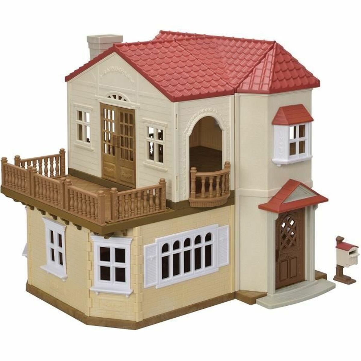 Playset Sylvanian Families Red Roof Country Home Doll’s House Rabbit
