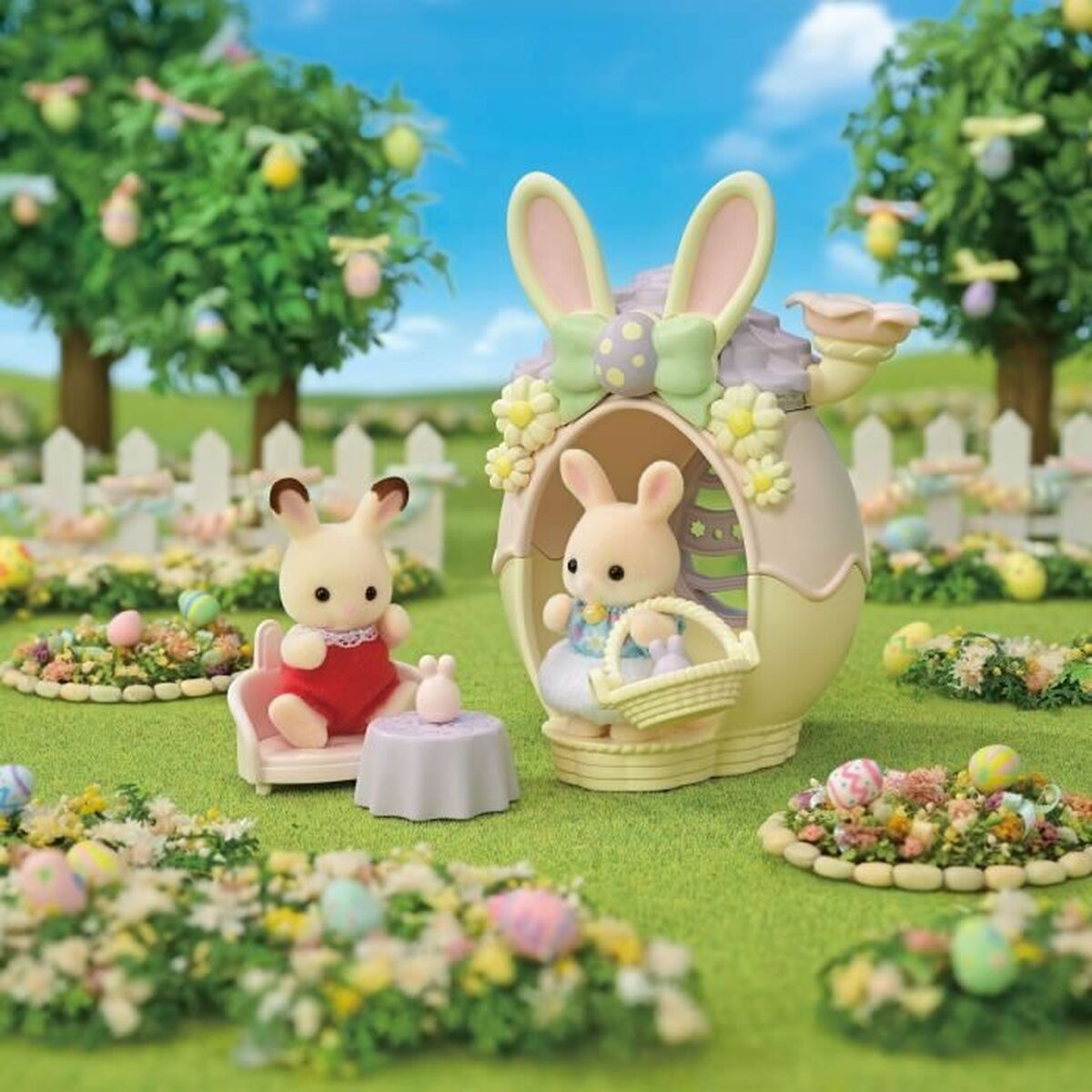 Set of Dolls Sylvanian Families El escondite del huevo – 5802 Plastic