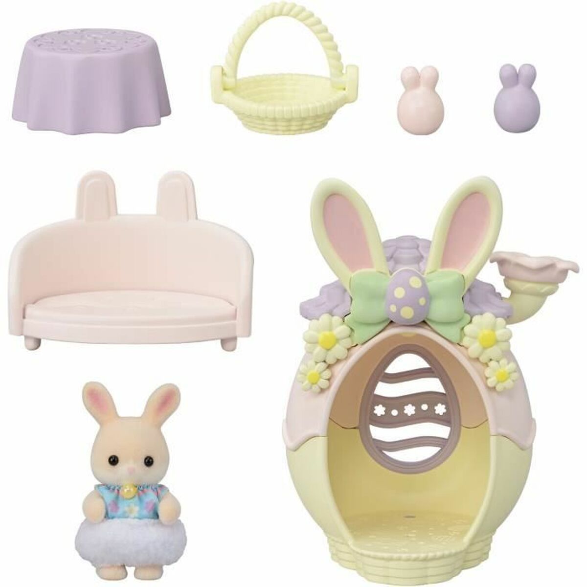 Set of Dolls Sylvanian Families El escondite del huevo – 5802 Plastic