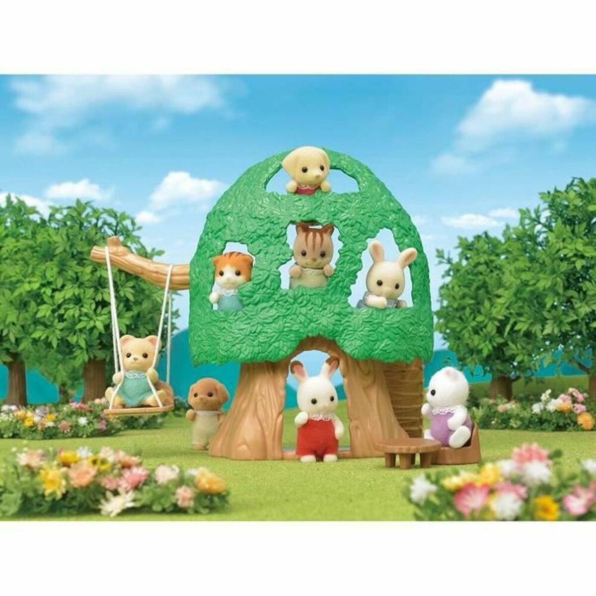 Action Figure Sylvanian Families The Hut and Baby Ecureuil Roux Action Figure Sylvanian Families The Hut and Baby Ecureuil Roux