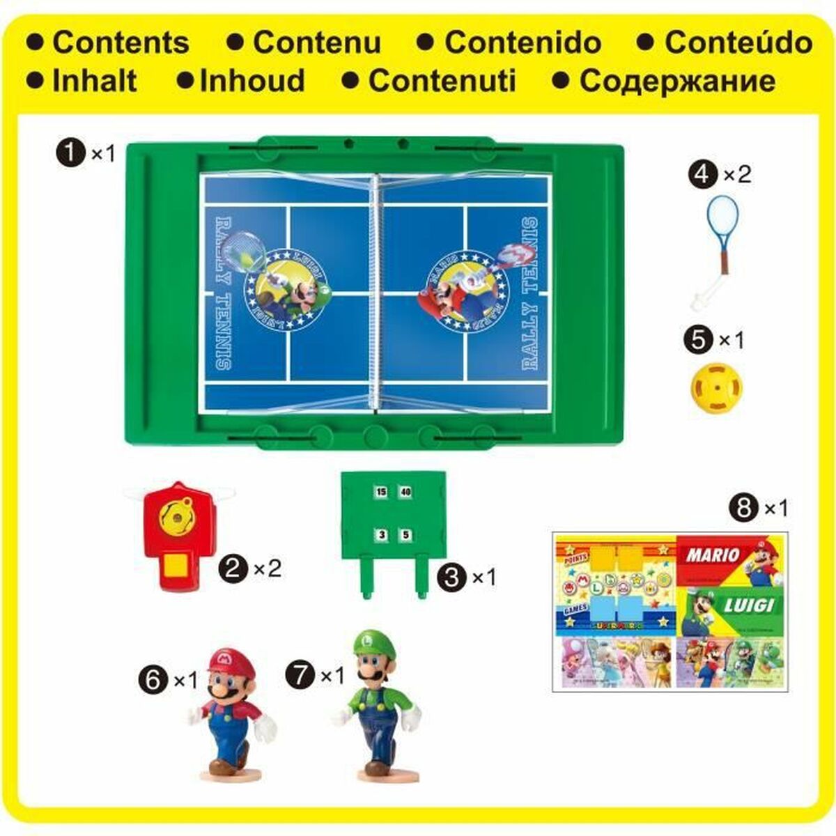 Board game EPOCH D’ENFANCE Super Mario Rally Tennis (FR) Multicolour
