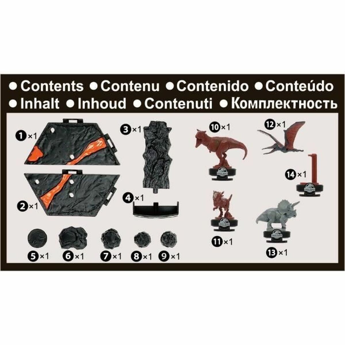 Board game EPOCH D’ENFANCE Jurassic World Volcano Quake