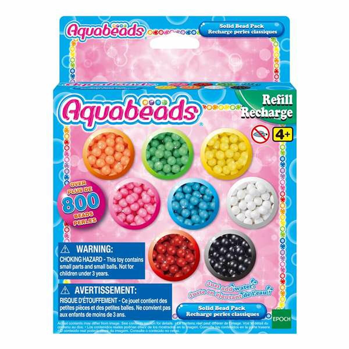 Glass beads Aquabeads 31517 800 Pieces Glass beads Aquabeads 31517 800 Pieces