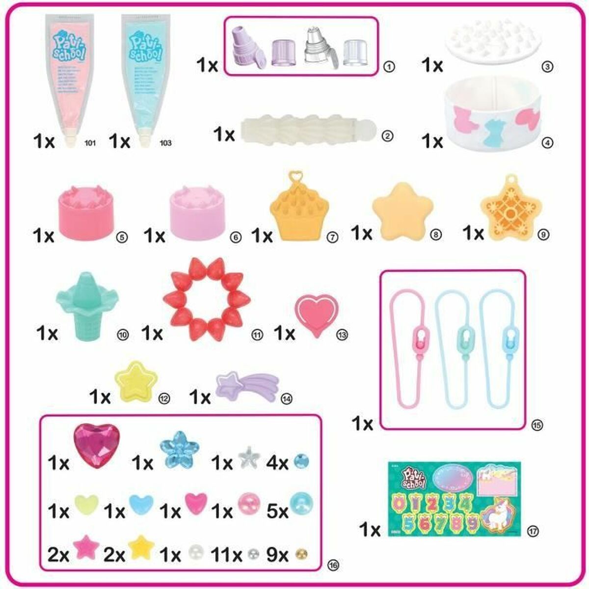 Craft Game EPOCH D’ENFANCE Pati school Cakes (FR)