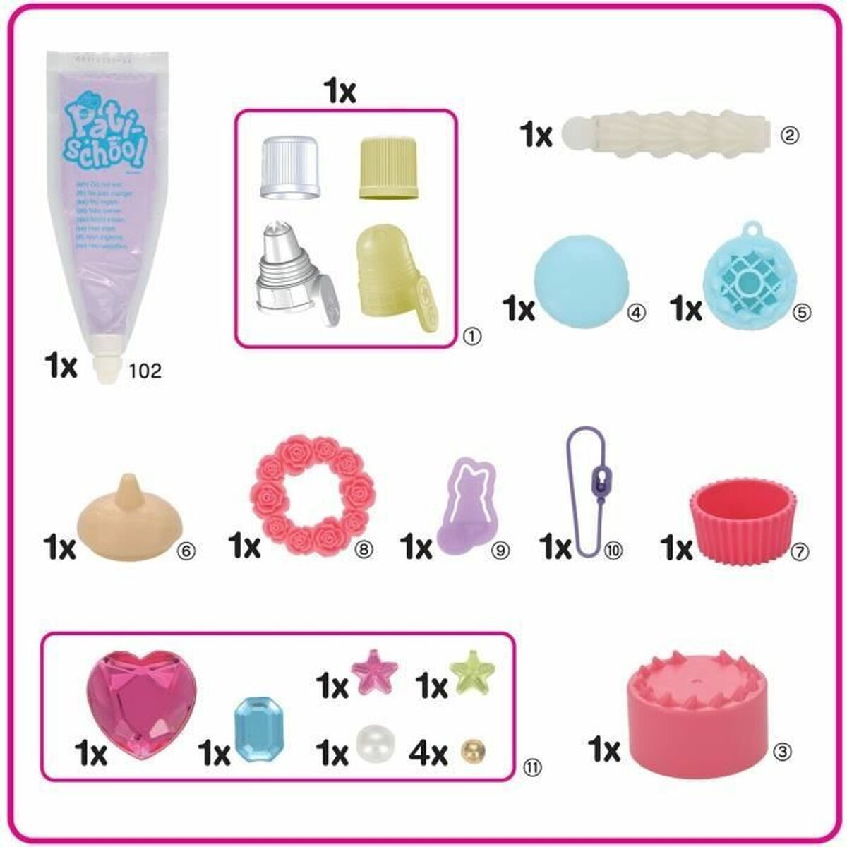 Craft Game EPOCH D’ENFANCE Pati School Cakes