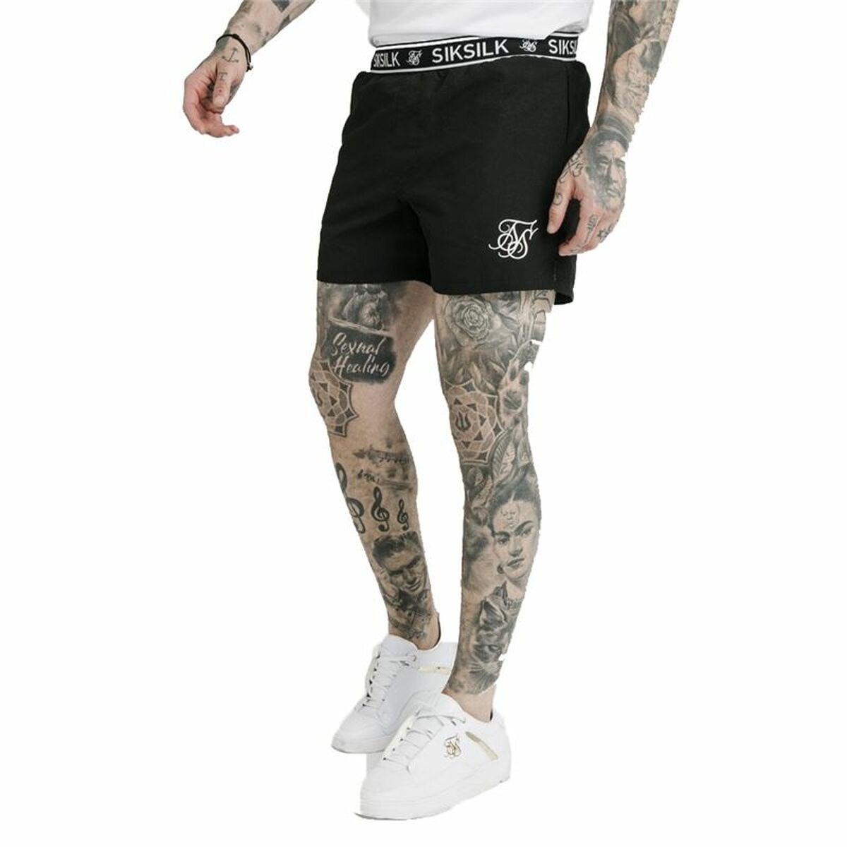 Men’s Sports Shorts SikSilk Standard Black