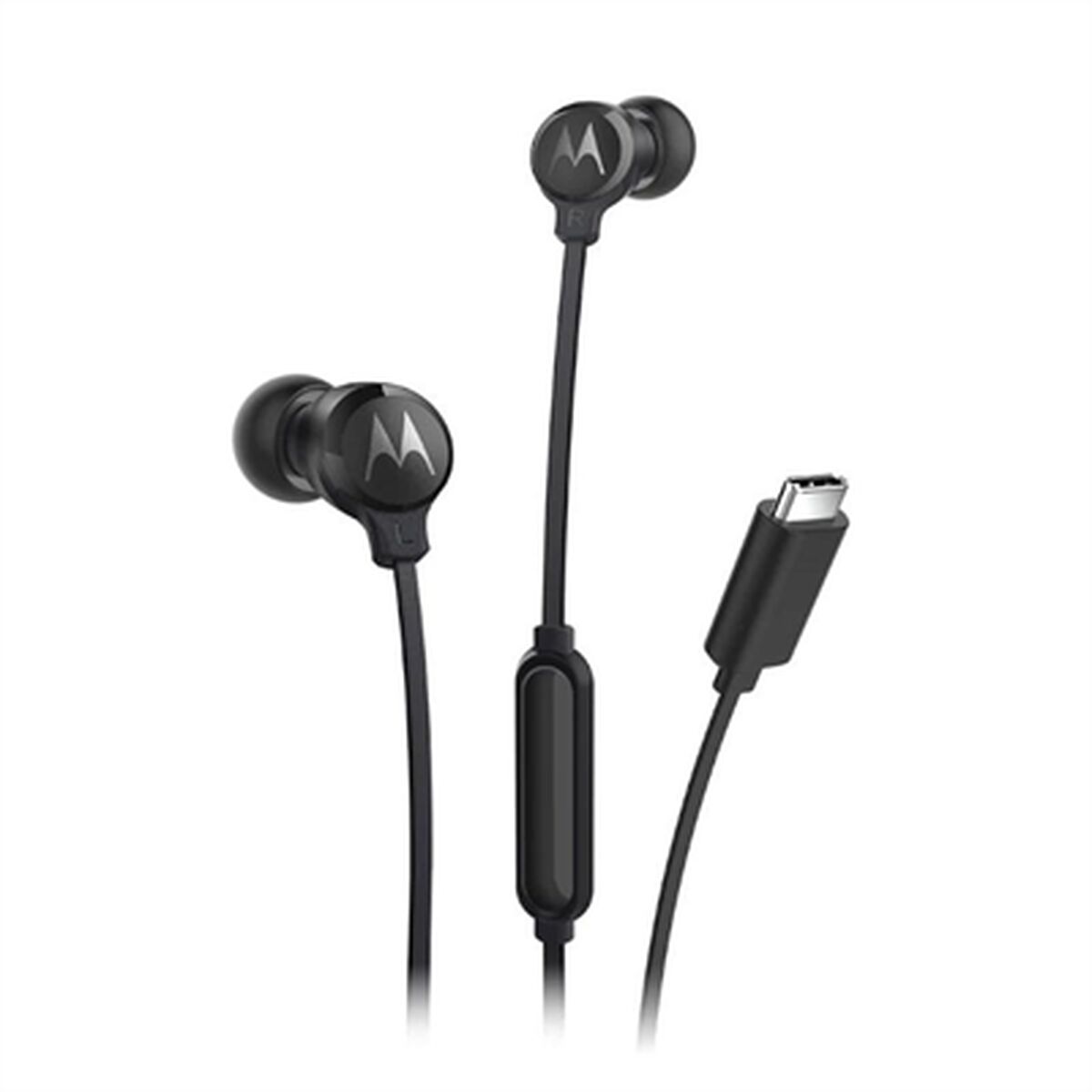 Headphones Motorola Earbuds 3C-S Black USB-C Headphones Motorola Earbuds 3C-S Black USB-C