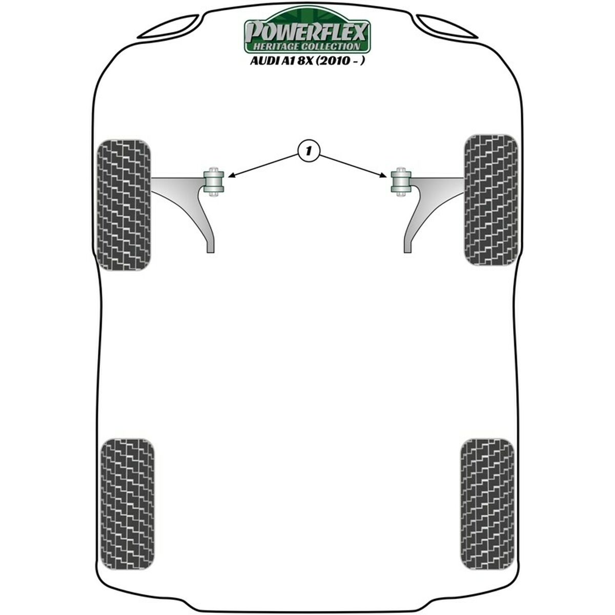 Silentblock Powerflex EXH023 Exhaust Pipe