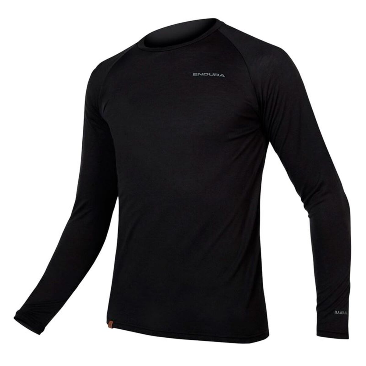 Cycling jersey Endura Baabaa Blend Base Layer Black