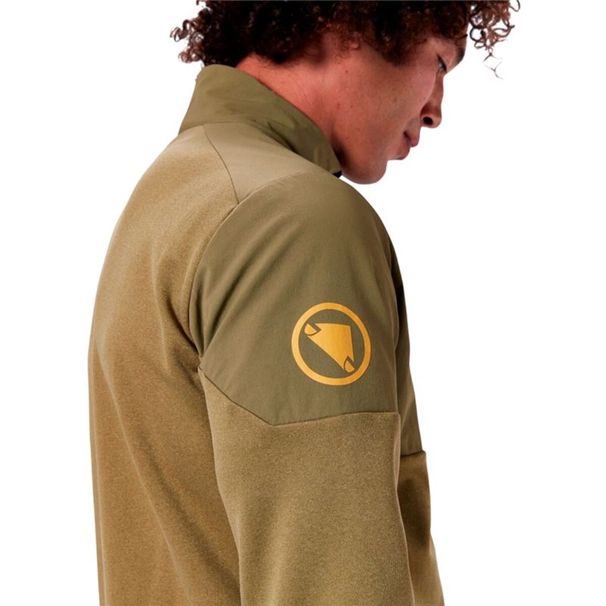 Men’s Sports Jacket Endura Singletrack Fz Thermal Brown Cycling