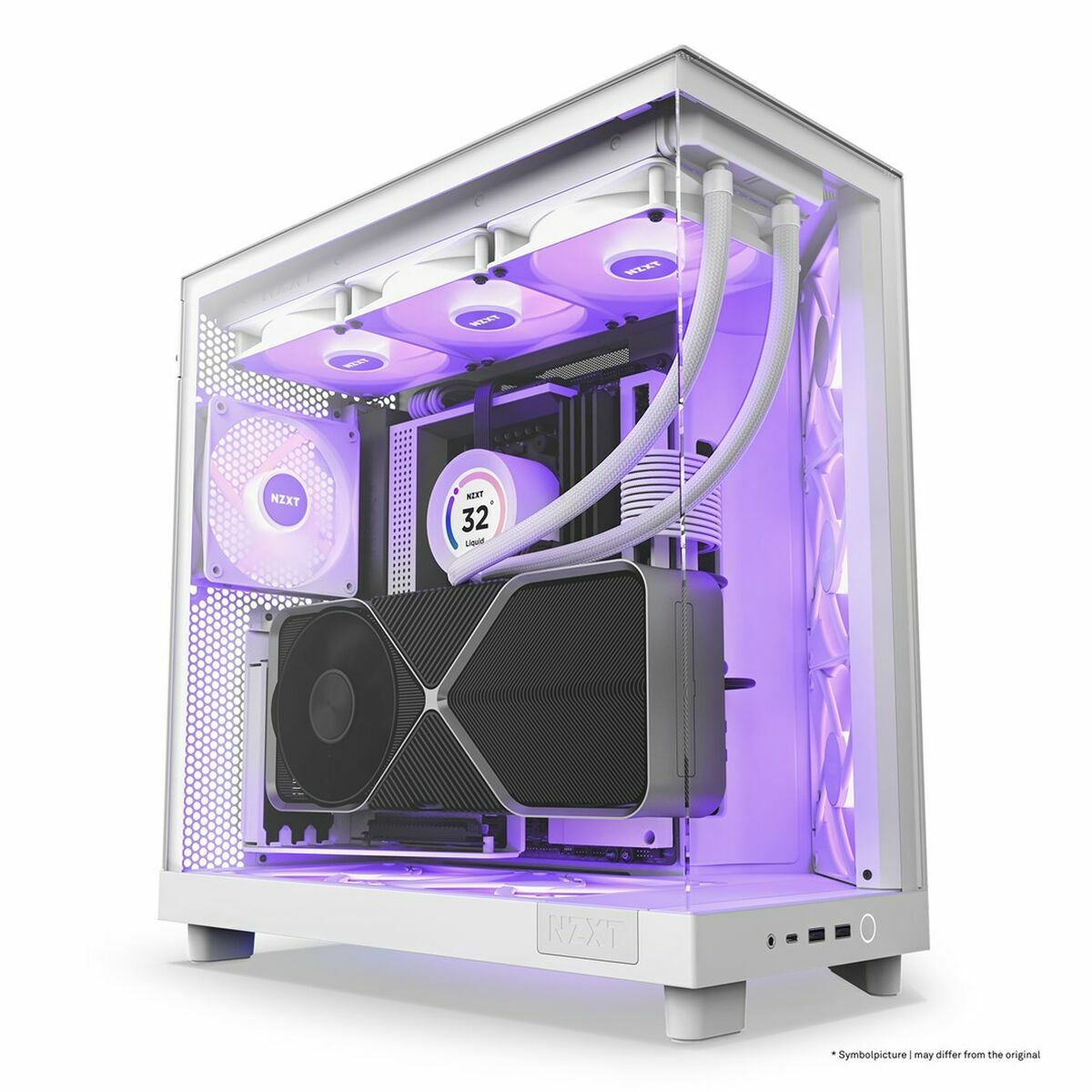 ATX Semi-tower Box NZXT CC-H61FW-R1 White